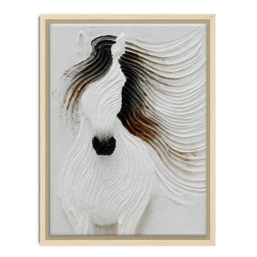 Textured Horse Canvas Print Textured Horse Canvas Print wall art product LSR Design Studio - Independent