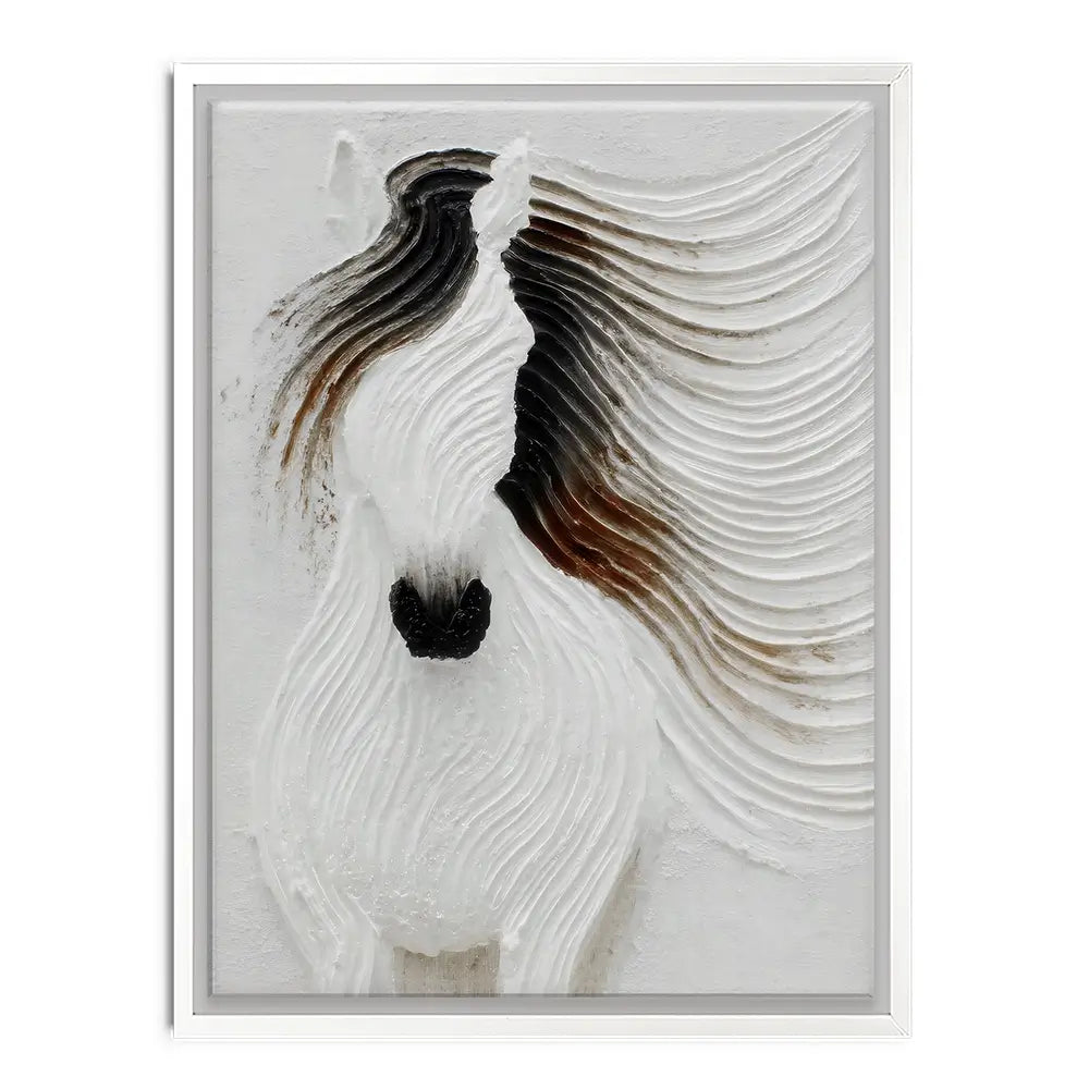 Textured Horse Canvas Print Textured Horse Canvas Print wall art product LSR Design Studio - Independent