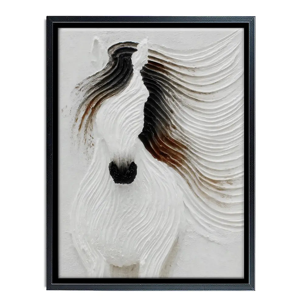 Textured Horse Canvas Print Textured Horse Canvas Print wall art product LSR Design Studio - Independent