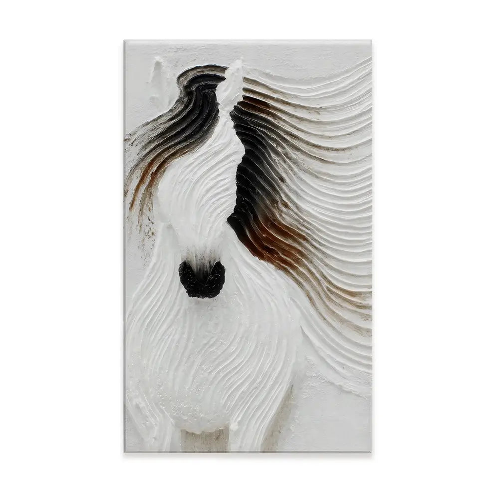 Textured Horse Canvas Print Textured Horse Canvas Print wall art product LSR Design Studio - Independent