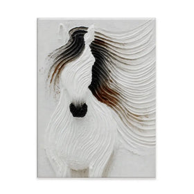 Textured Horse Canvas Print Textured Horse Canvas Print wall art product LSR Design Studio - Independent
