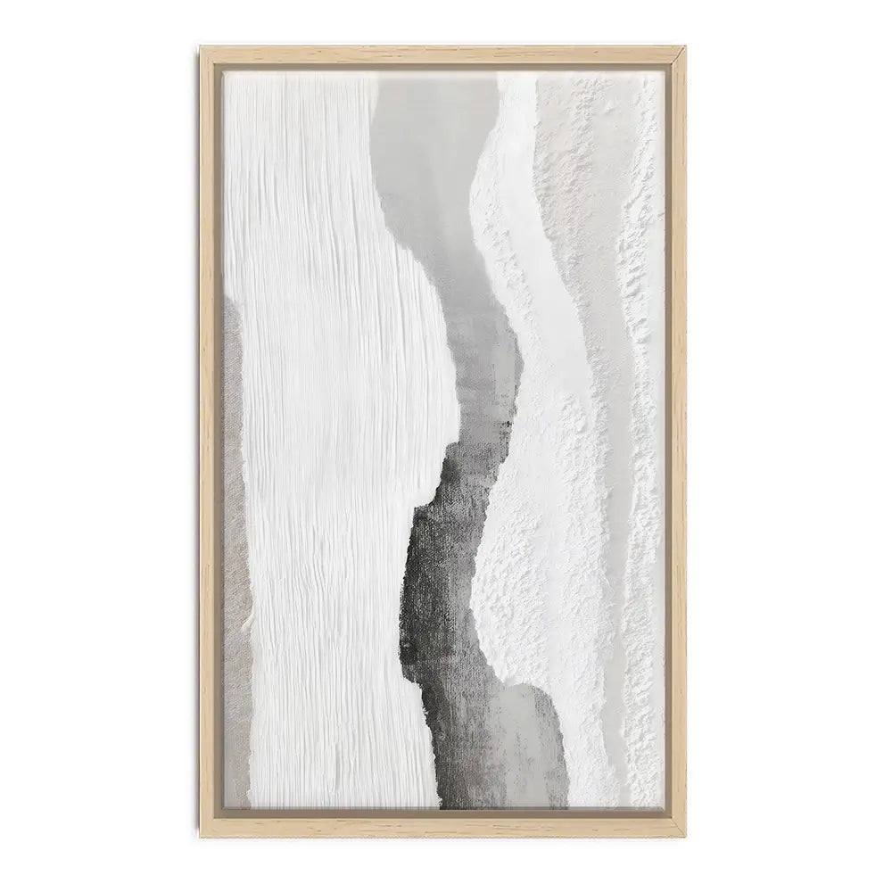 Textured Neutral Brushstrokes Canvas Print Textured Neutral Brushstrokes Canvas Print wall art product LSR Design Studio - Independent