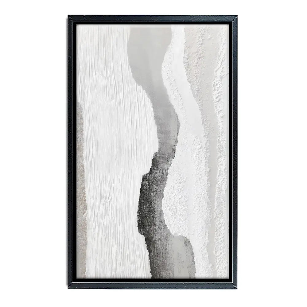 Textured Neutral Brushstrokes Canvas Print Textured Neutral Brushstrokes Canvas Print wall art product LSR Design Studio - Independent