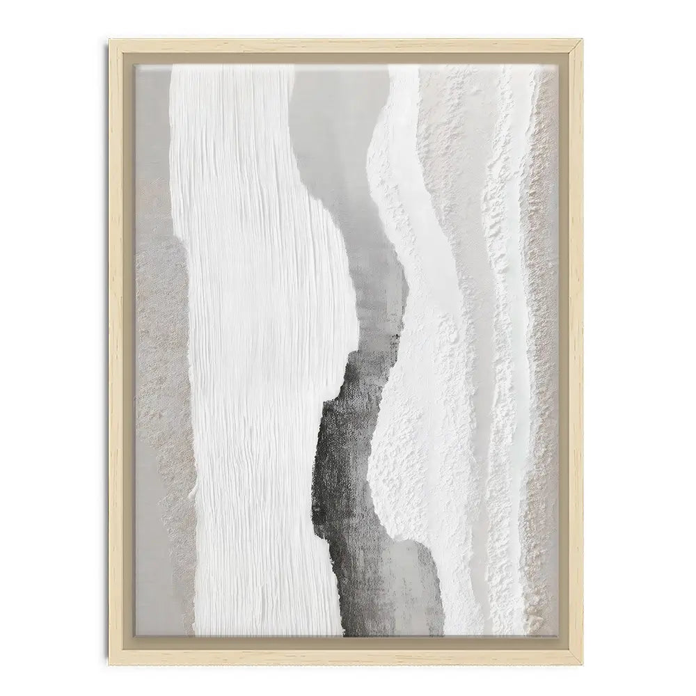 Textured Neutral Brushstrokes Canvas Print Textured Neutral Brushstrokes Canvas Print wall art product LSR Design Studio - Independent