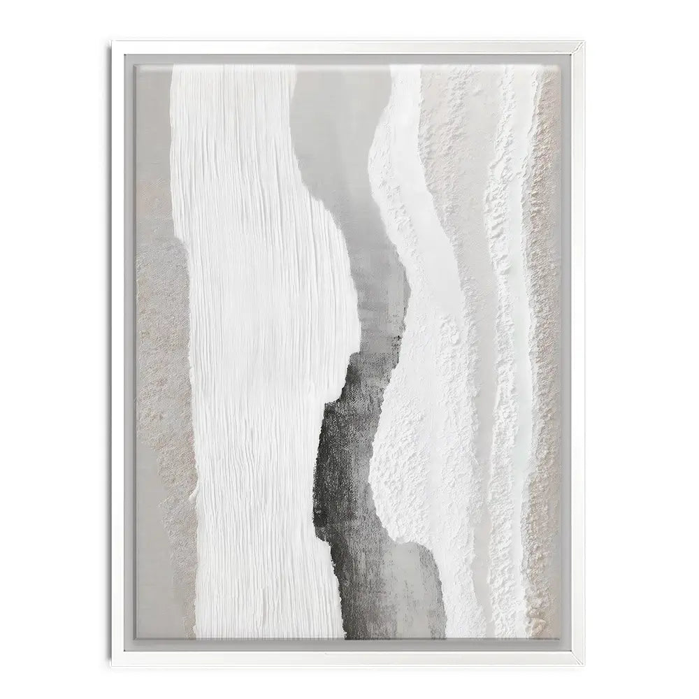Textured Neutral Brushstrokes Canvas Print Textured Neutral Brushstrokes Canvas Print wall art product LSR Design Studio - Independent