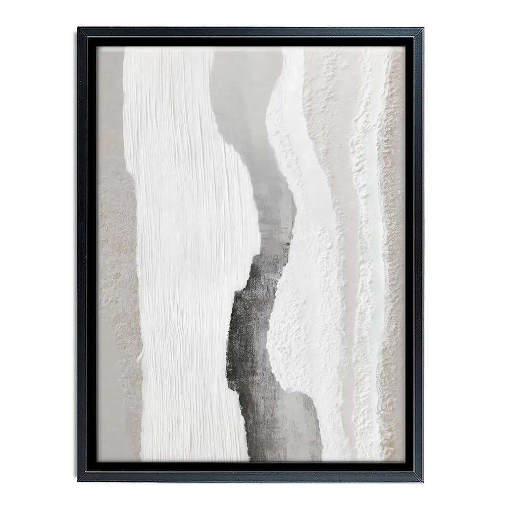Textured Neutral Brushstrokes Canvas Print Textured Neutral Brushstrokes Canvas Print wall art product LSR Design Studio - Independent