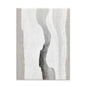 Textured Neutral Brushstrokes Canvas Print Textured Neutral Brushstrokes Canvas Print wall art product LSR Design Studio - Independent