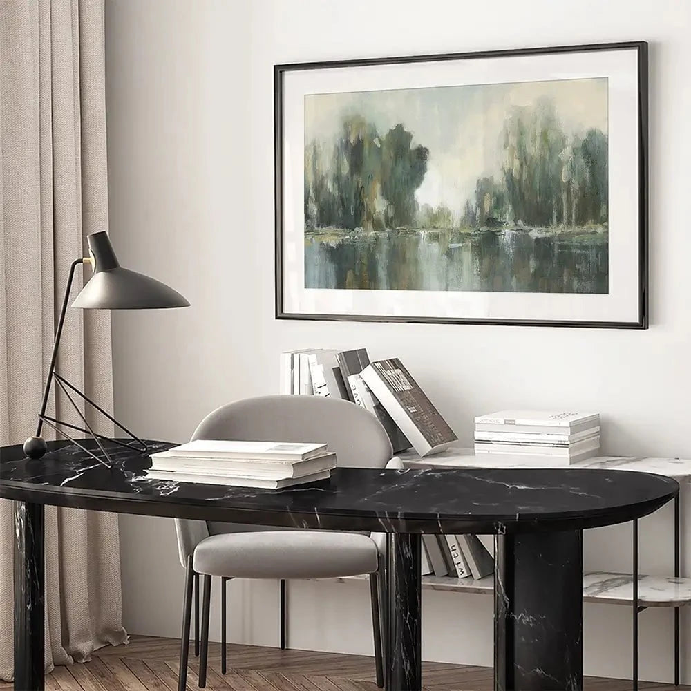 Textured Treeline Framed Art Print Textured Treeline Framed Art Print wall art product Carol Robinson