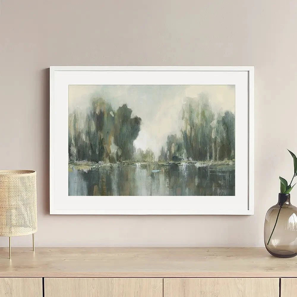 Textured Treeline Framed Art Print Textured Treeline Framed Art Print wall art product Carol Robinson