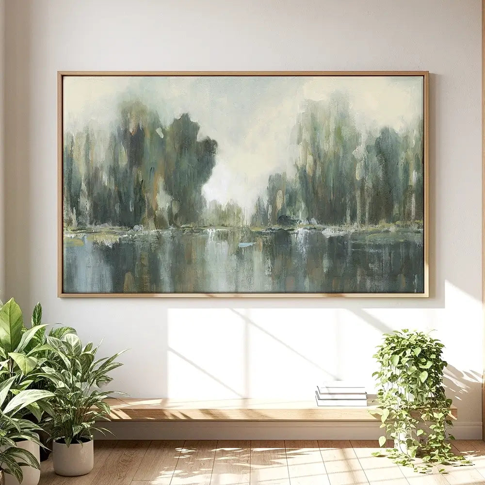 Textured Treeline Oversized Canvas Print Textured Treeline Oversized Canvas Print wall art product Art Print Shop