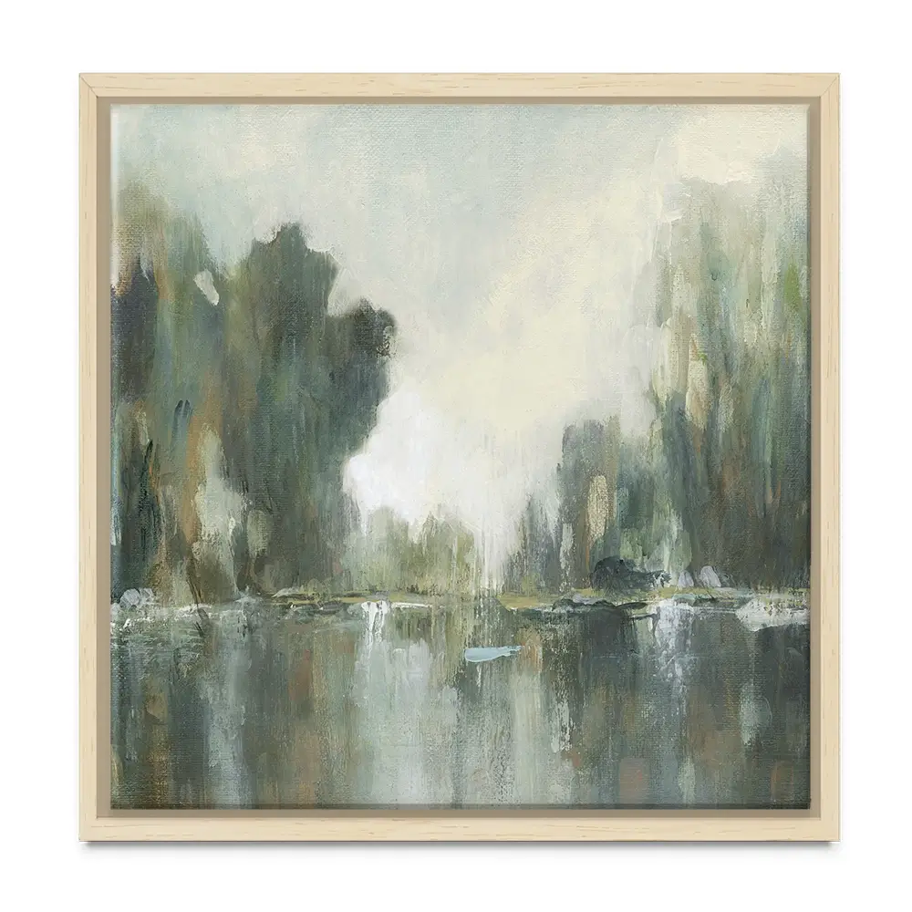 Textured Treeline Square Canvas Print Textured Treeline Square Canvas Print wall art product Carol Robinson