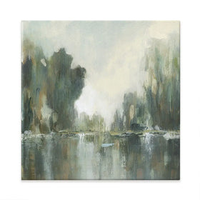 Textured Treeline Square Canvas Print Textured Treeline Square Canvas Print wall art product Carol Robinson