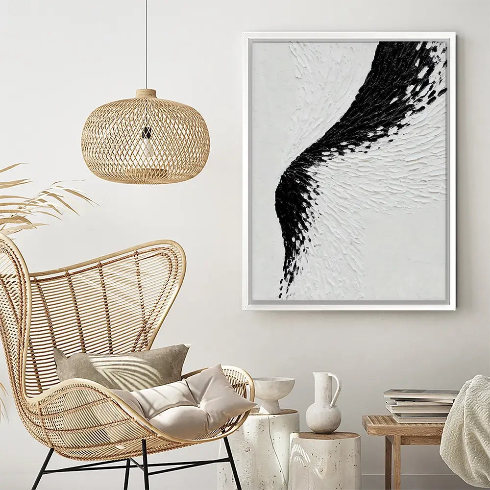 Textured Wave Canvas Print Textured Wave Canvas Print wall art product LSR Design Studio - Independent