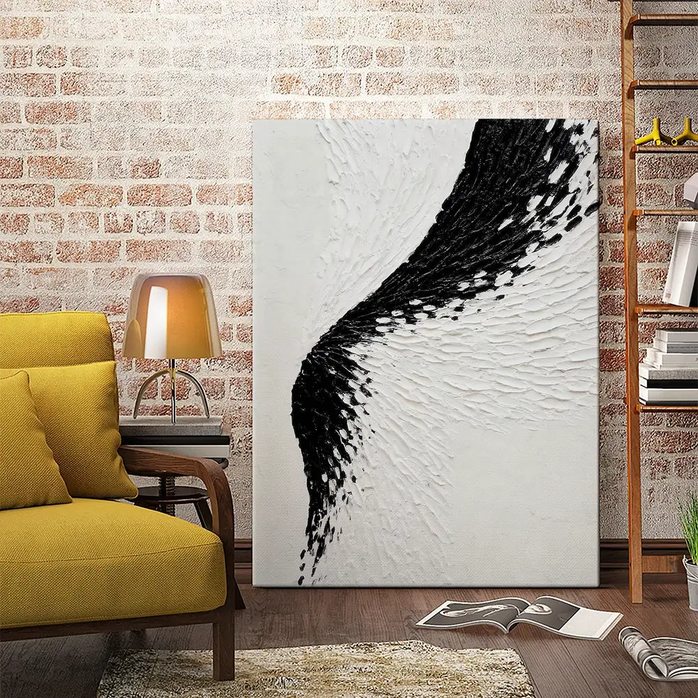 Textured Wave Canvas Print Textured Wave Canvas Print wall art product LSR Design Studio - Independent