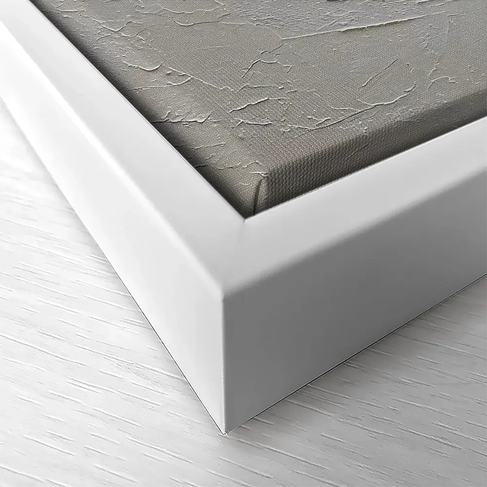 Textured White Flower Canvas Print Textured White Flower Canvas Print wall art product LSR Design Studio - Independent