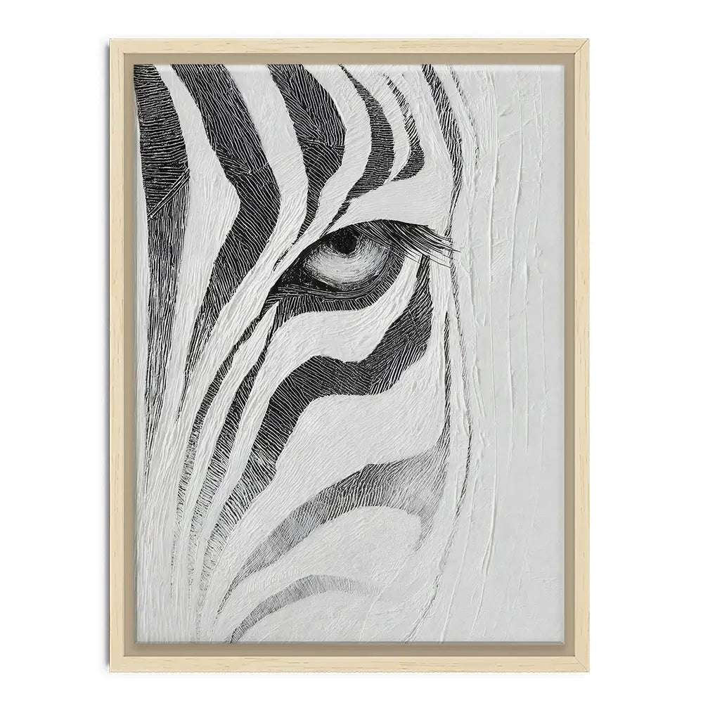 Textured Zebra Canvas Print Textured Zebra Canvas Print wall art product LSR Design Studio - Independent