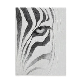 Textured Zebra Canvas Print Textured Zebra Canvas Print wall art product LSR Design Studio - Independent