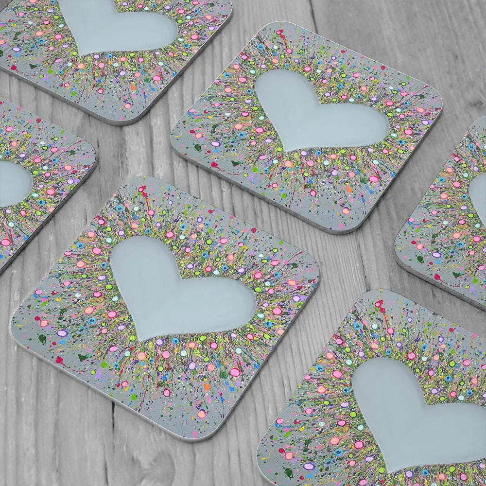 Thank You For Loving Me Coaster Set Thank You For Loving Me Coaster Set wall art product Jo Gough