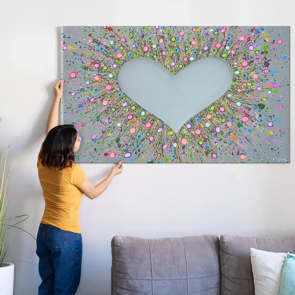 Thank You For Loving Me Oversized Canvas Print Thank You For Loving Me Oversized Canvas Print wall art product Art Print Shop