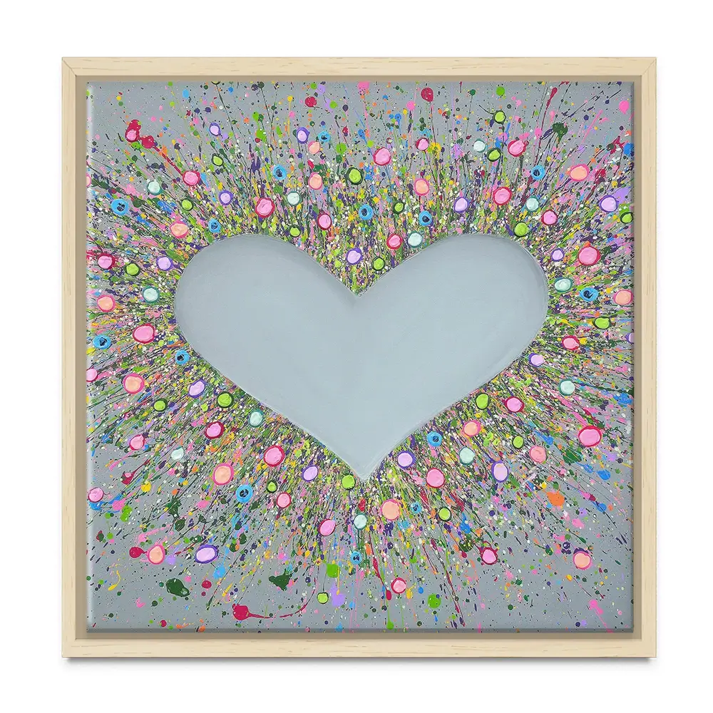 Thank You For Loving Me Square Canvas Print Thank You For Loving Me Square Canvas Print wall art product Jo Gough