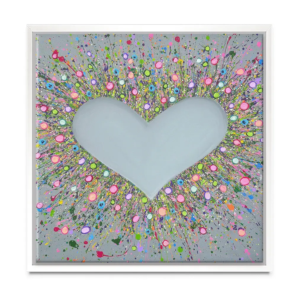 Thank You For Loving Me Square Canvas Print Thank You For Loving Me Square Canvas Print wall art product Jo Gough