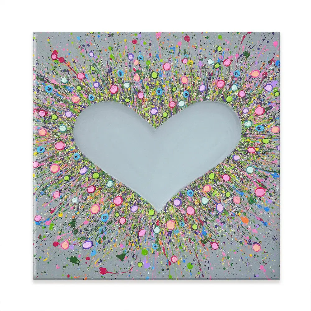 Thank You For Loving Me Square Canvas Print Thank You For Loving Me Square Canvas Print wall art product Jo Gough