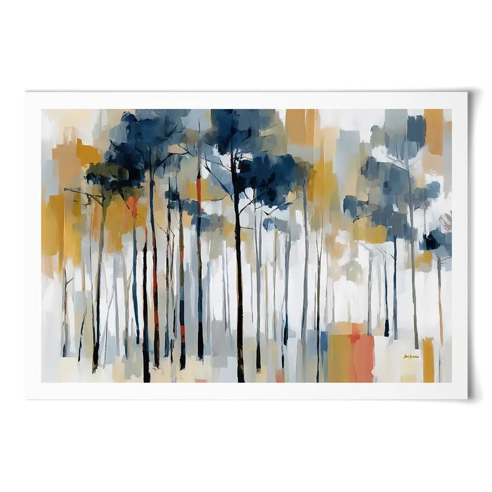 The Abstract Forest Art Print The Abstract Forest Art Print wall art product Leon Devenice
