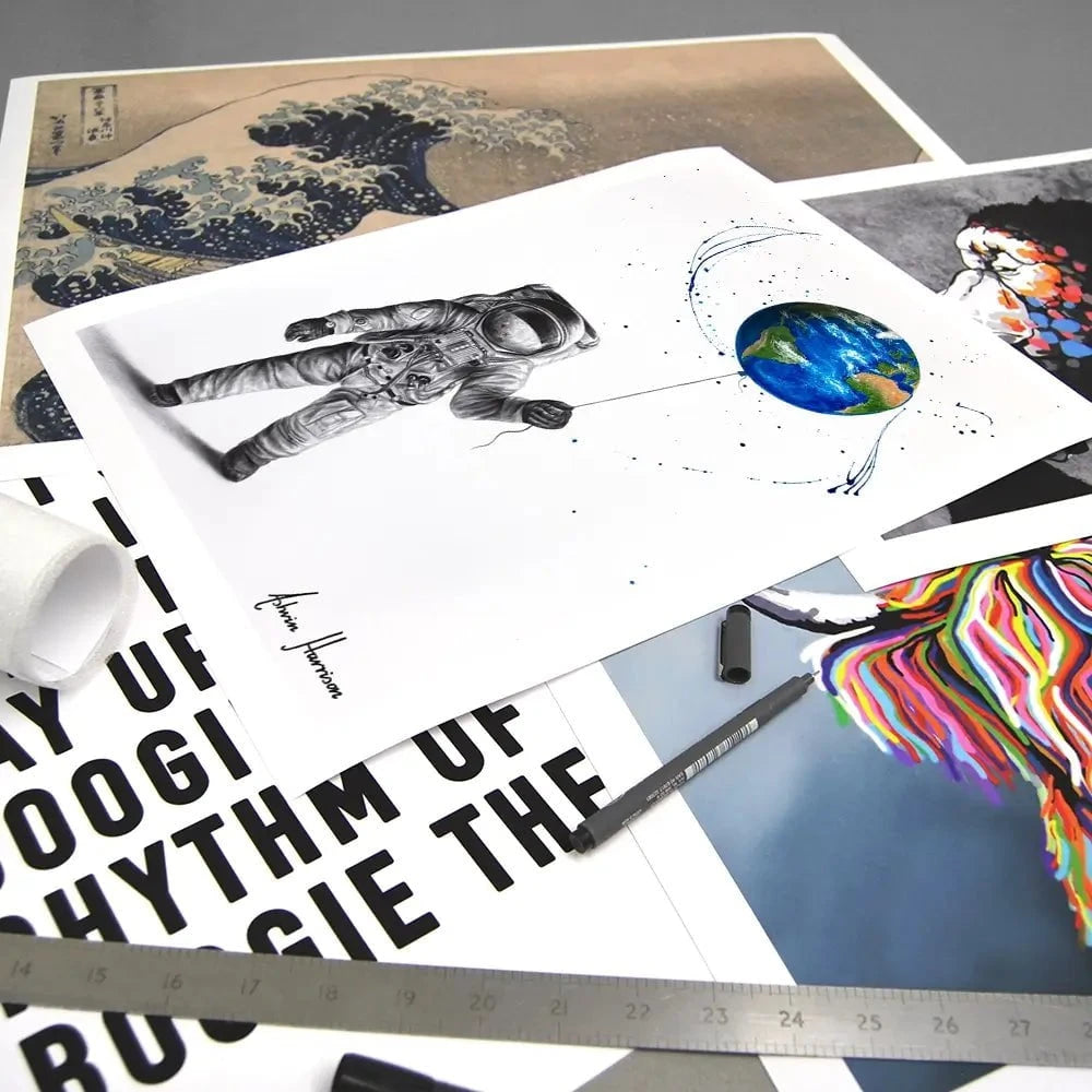 The Astronaut Art Print The Astronaut Art Print wall art product Ashvin Harrison