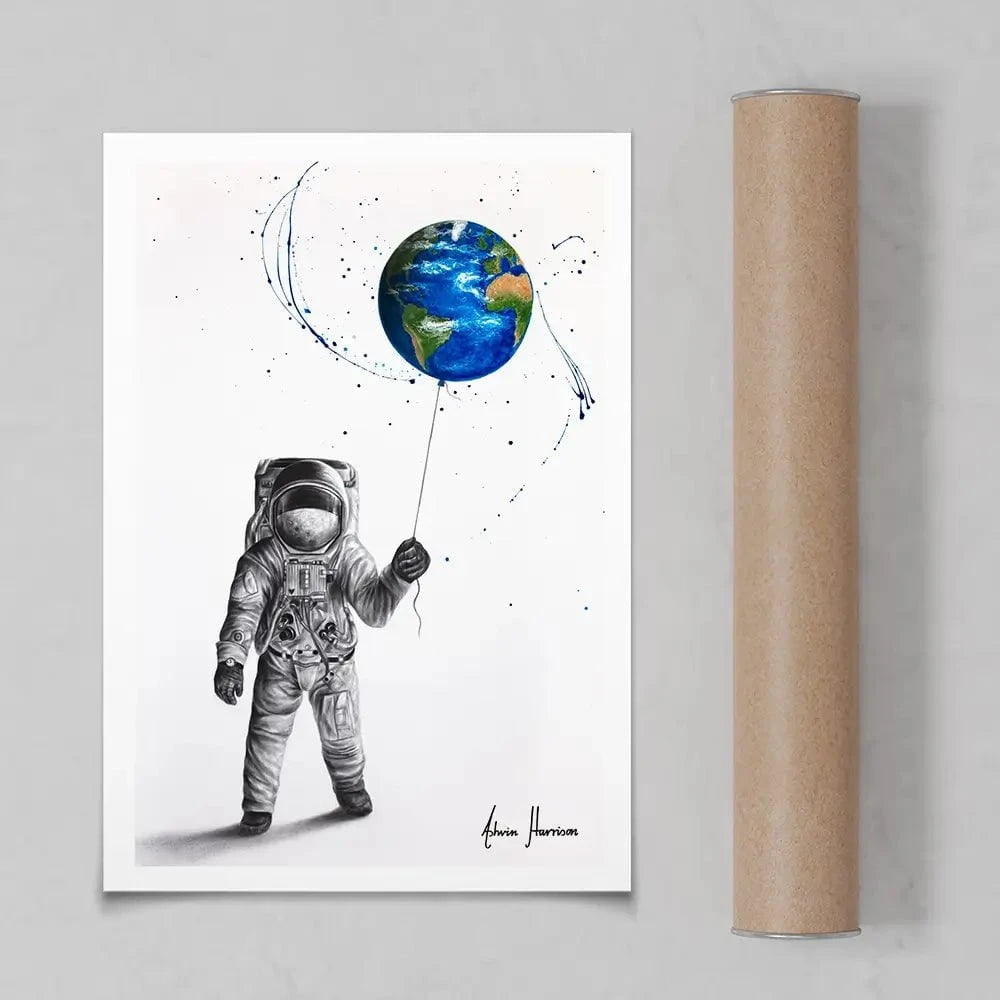 The Astronaut Art Print The Astronaut Art Print wall art product Ashvin Harrison