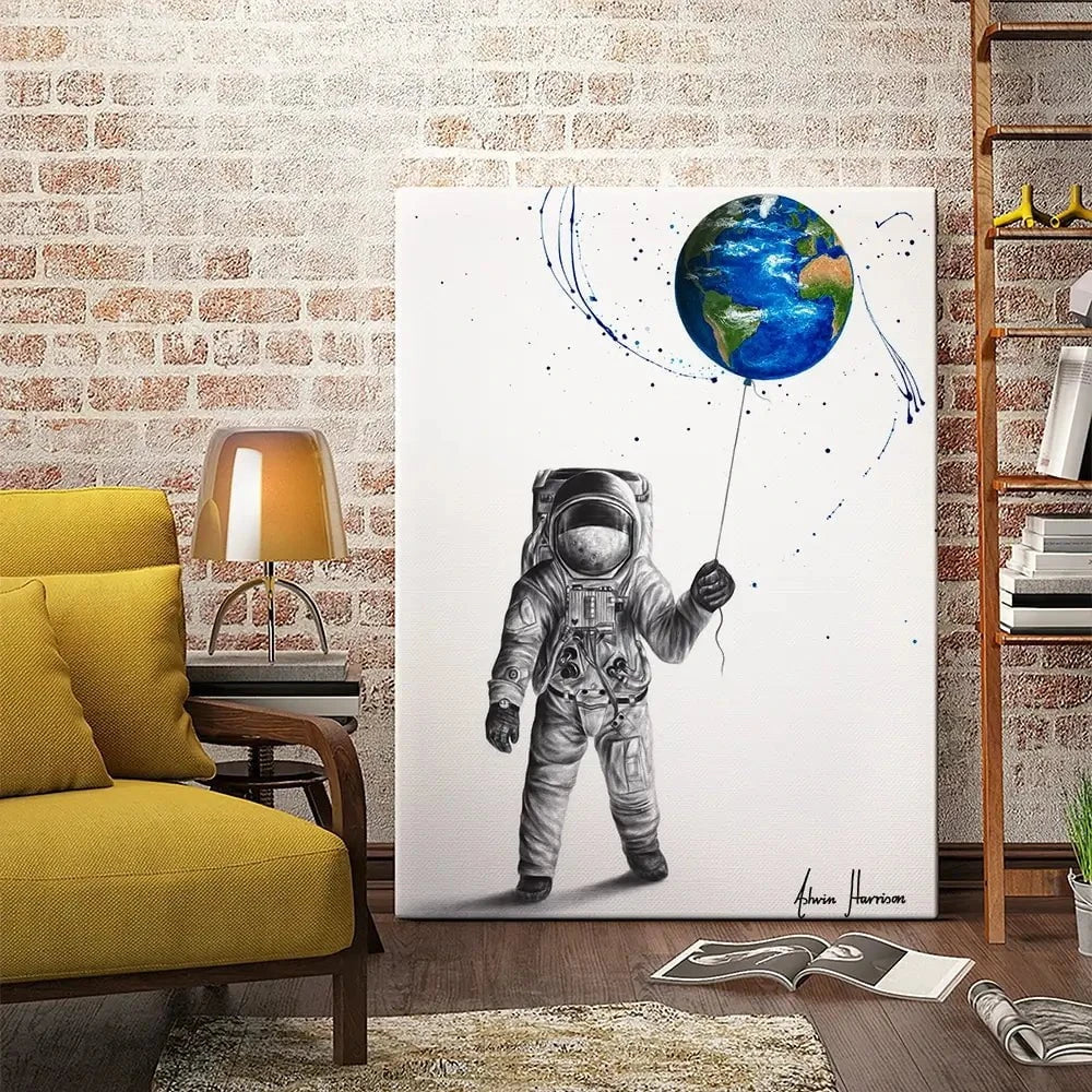 The Astronaut Canvas Print The Astronaut Canvas Print wall art product Ashvin Harrison