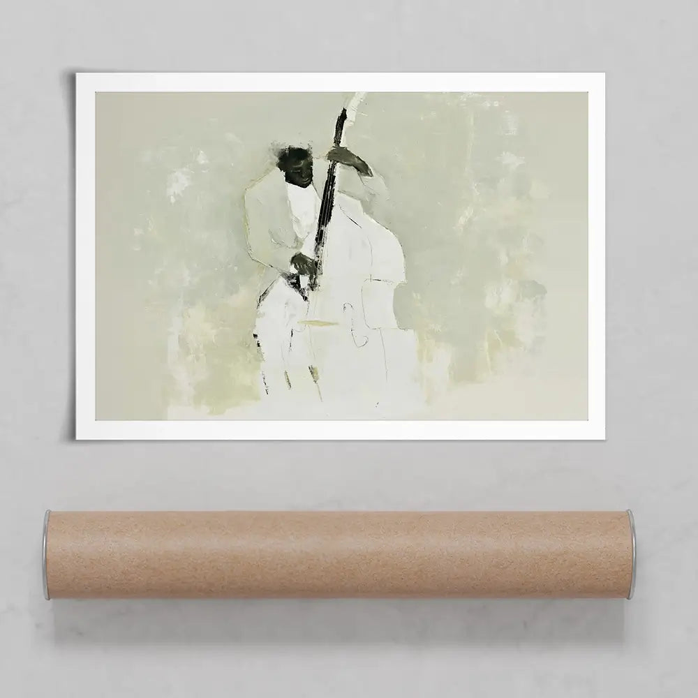 The Bassist Art Print The Bassist Art Print wall art product Chromatic Storm Studio