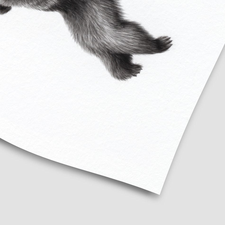 The Bear And The Balloons Art Print wall art product Ashvin Harrison