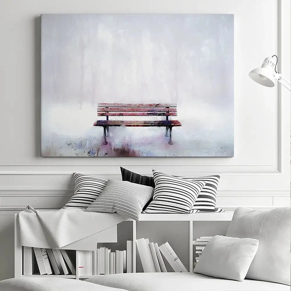 The Bench Canvas Print The Bench Canvas Print wall art product pluie_r / Shutterstock
