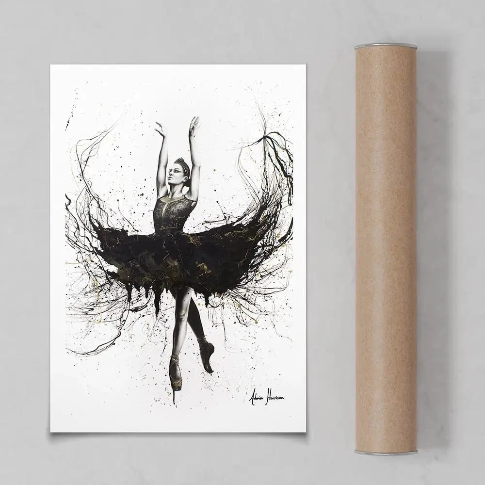 The Black Swan Art Print The Black Swan Art Print wall art product Ashvin Harrison