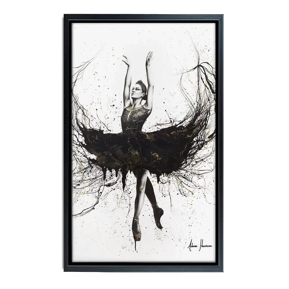 The Black Swan Canvas Print The Black Swan Canvas Print wall art product Ashvin Harrison