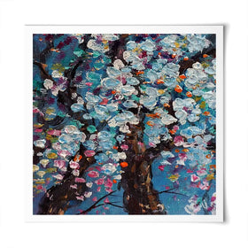 The Blossoming Tree Square Art Print The Blossoming Tree Square Art Print wall art product kwang gallery / Shutterstock