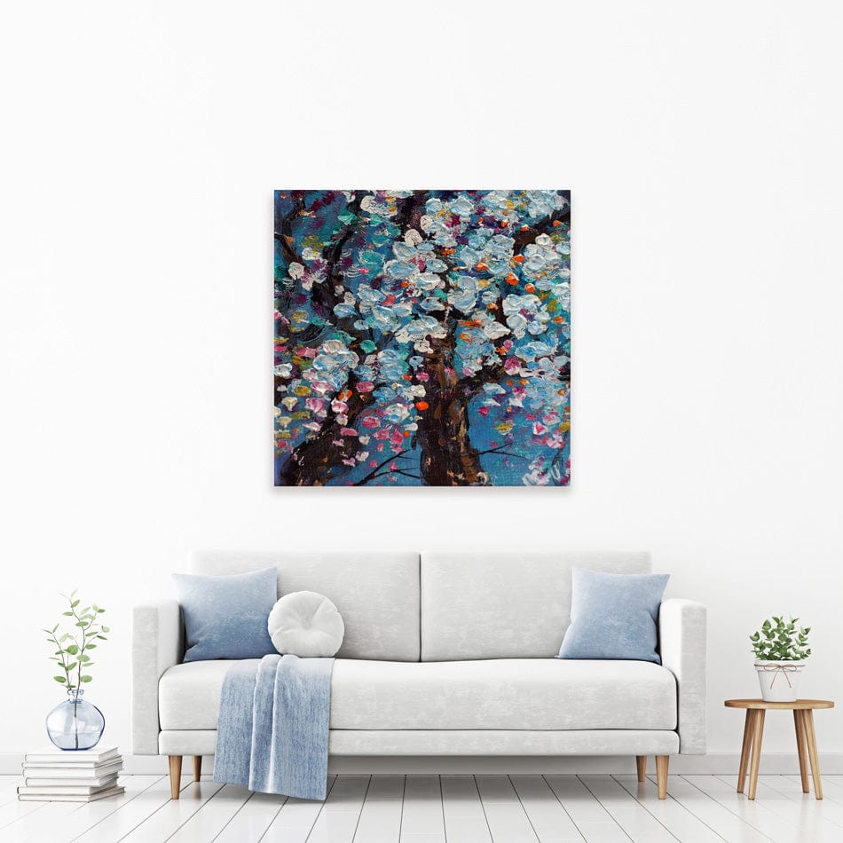 The Blossoming Tree Square Canvas Print wall art product kwang gallery / Shutterstock