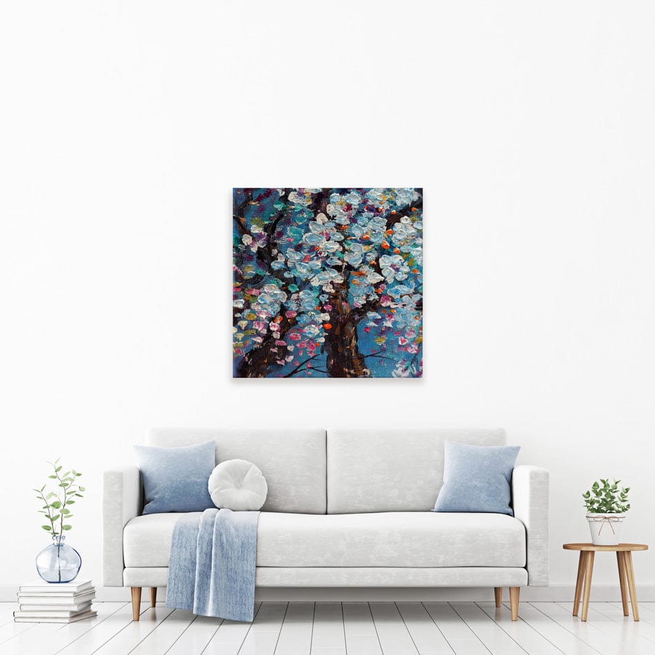 The Blossoming Tree Square Canvas Print wall art product kwang gallery / Shutterstock