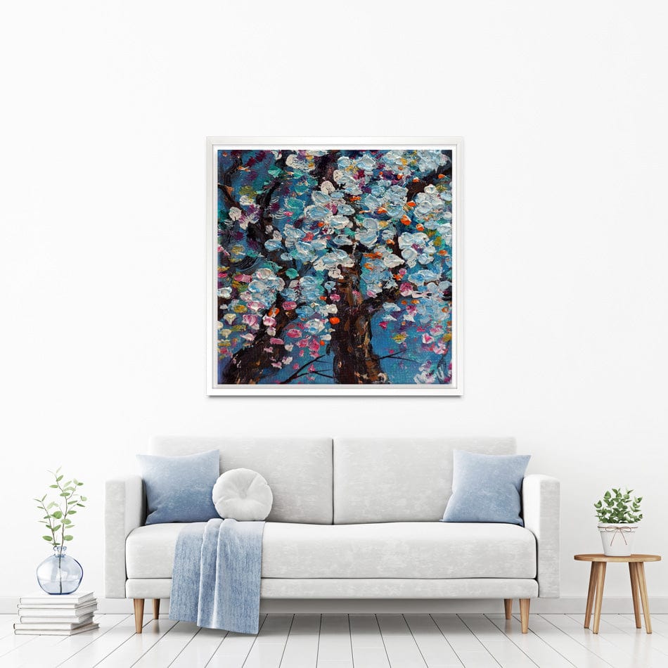 The Blossoming Tree Square Canvas Print wall art product kwang gallery / Shutterstock
