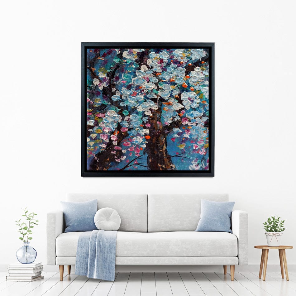 The Blossoming Tree Square Canvas Print wall art product kwang gallery / Shutterstock