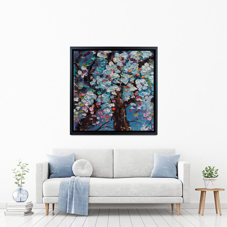 The Blossoming Tree Square Canvas Print wall art product kwang gallery / Shutterstock