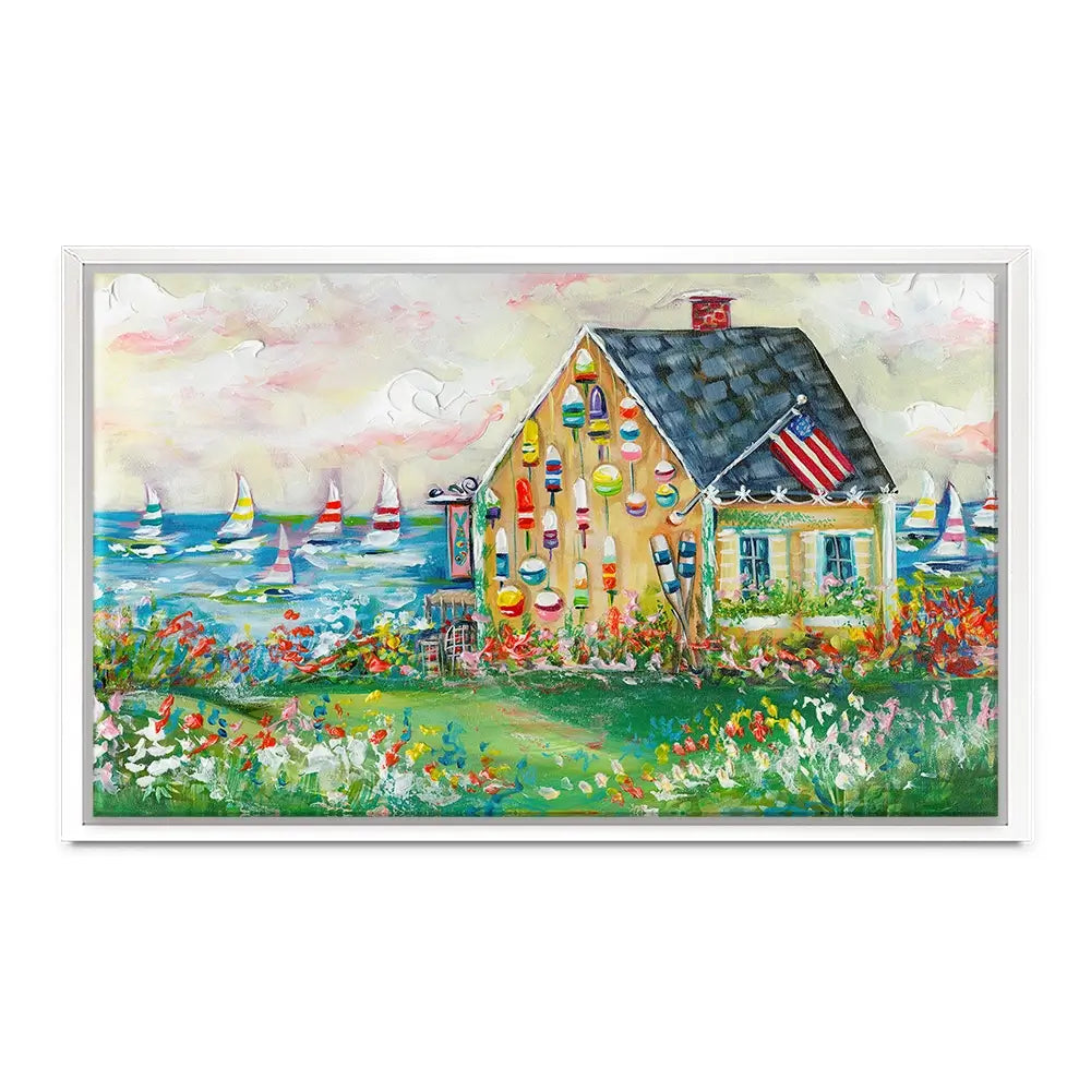The Boat House Canvas Print The Boat House Canvas Print wall art product Estelle Grengs - Independent