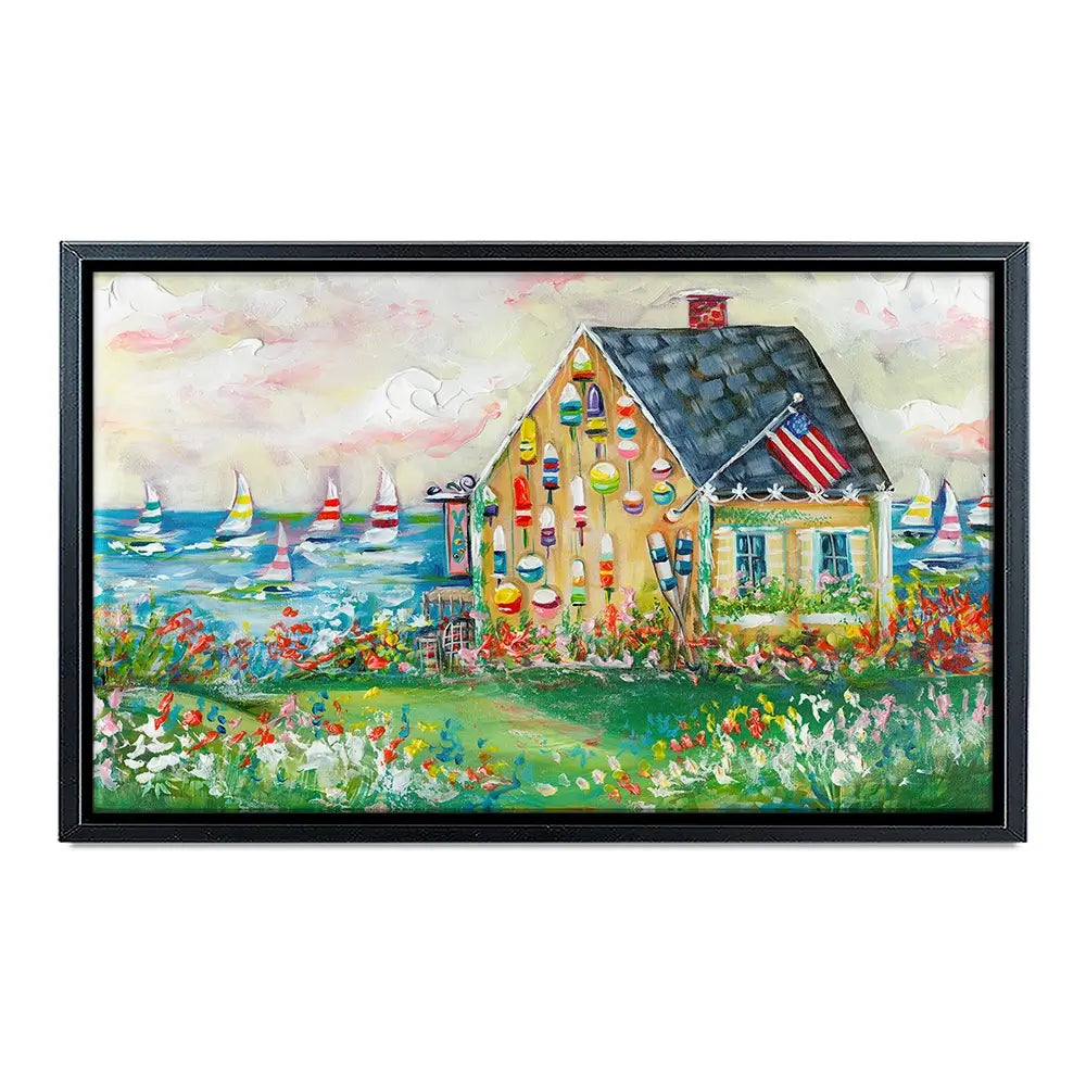 The Boat House Canvas Print The Boat House Canvas Print wall art product Estelle Grengs - Independent