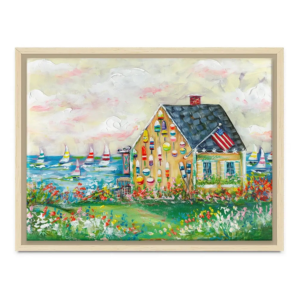 The Boat House Canvas Print The Boat House Canvas Print wall art product Estelle Grengs - Independent