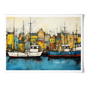 The Boats Are In Art Print The Boats Are In Art Print wall art product David Alexander Elder