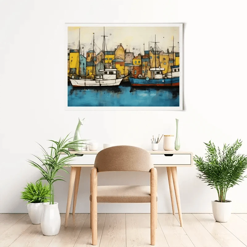 The Boats Are In Art Print The Boats Are In Art Print wall art product David Alexander Elder
