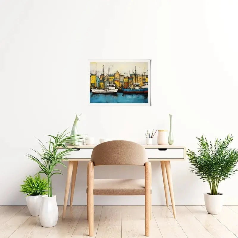 The Boats Are In Art Print The Boats Are In Art Print wall art product David Alexander Elder