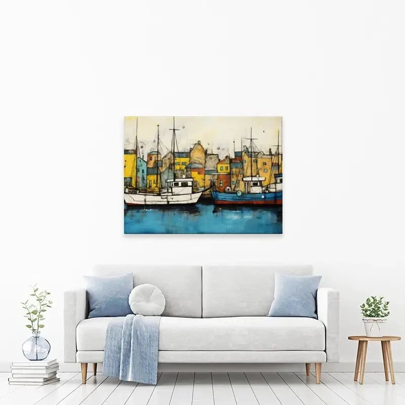 The Boats Are In Canvas Print The Boats Are In Canvas Print wall art product David Alexander Elder
