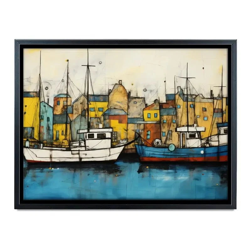 The Boats Are In Canvas Print The Boats Are In Canvas Print wall art product David Alexander Elder