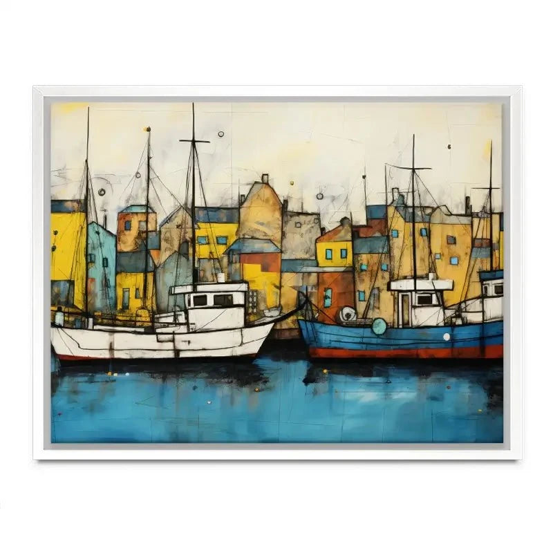 The Boats Are In Canvas Print The Boats Are In Canvas Print wall art product David Alexander Elder